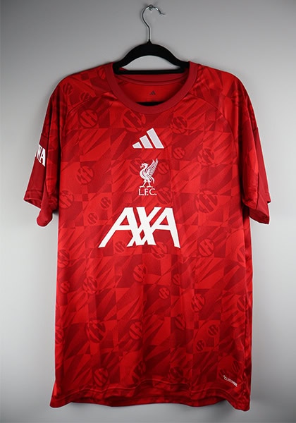 Liverpool FC pre-match shirt 2025/26